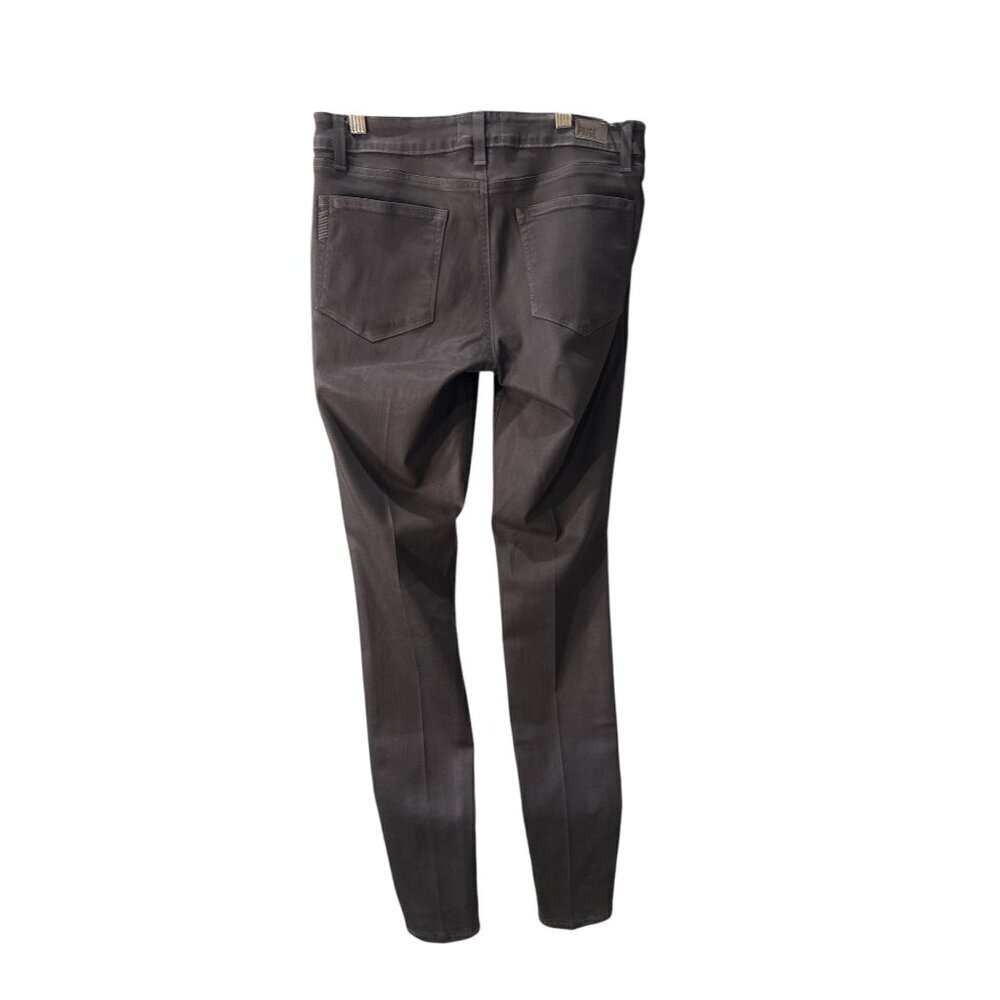 Paige Denim Jeans Womens Size 30 Jane Zip Skinny Evie Gray  Pre-Owned Good Con - Picture 5 of 10